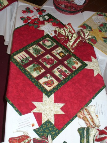 vánoční ubrus z výstavy 2010