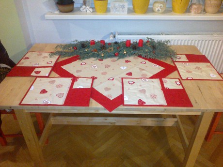 vánoční stůl magdalenka